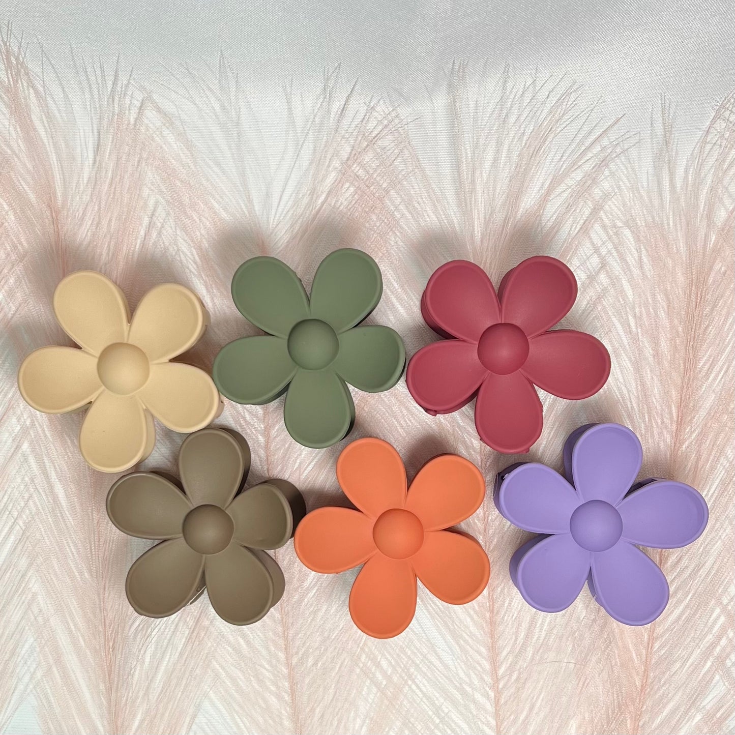 Flower Claw Clips