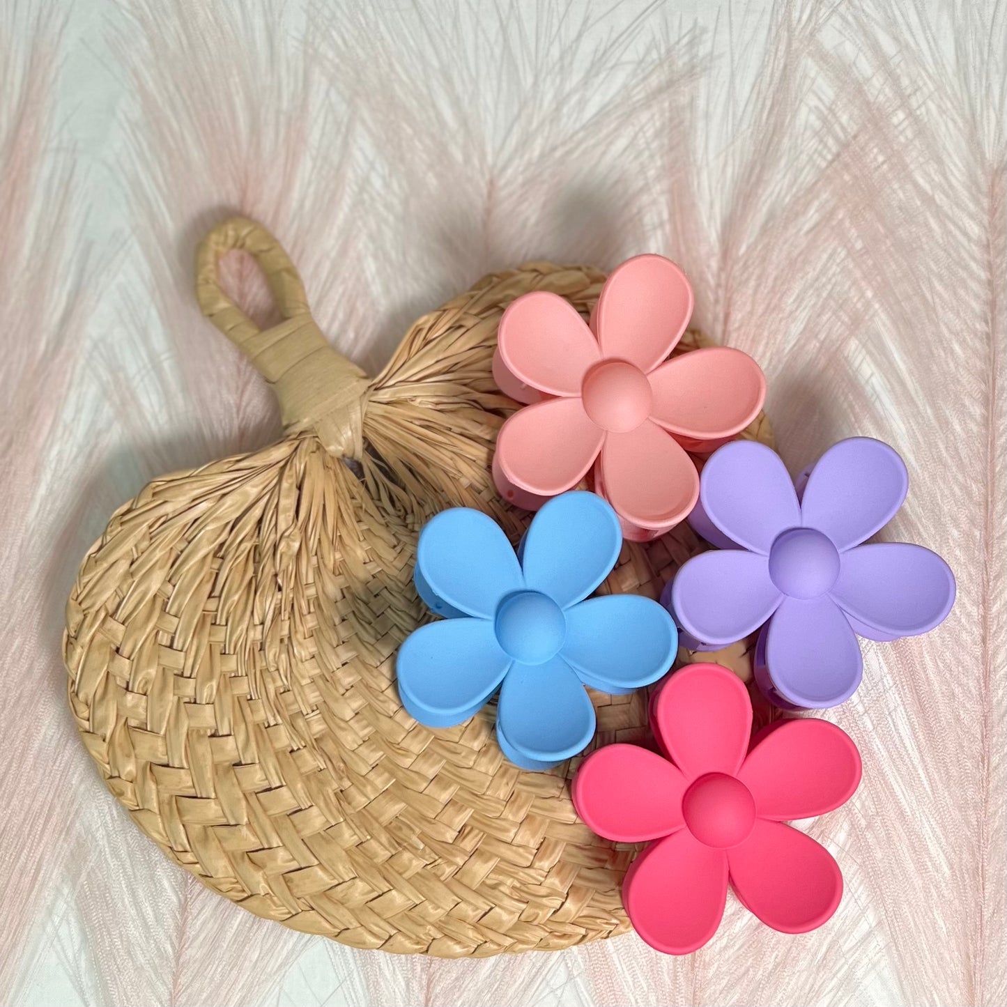 Flower Claw Clips